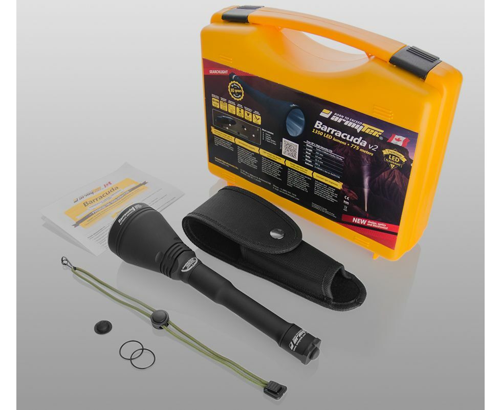 Armytek Flashlights Barracuda Warm - Beowald Store