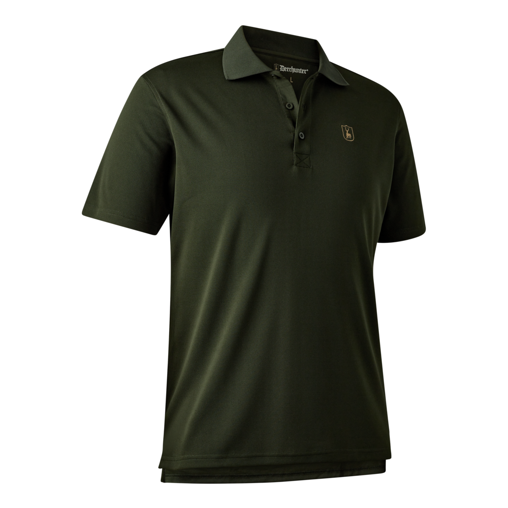 Deerhunter Climate Polo Shirt with 37.5® Technology Forest Ember