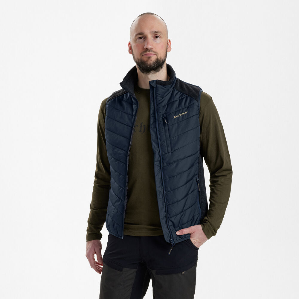 Deerhunter Moor Padded Waistcoat with knit