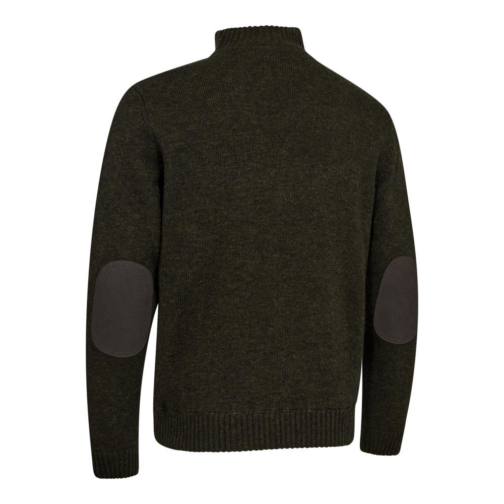 Deerhunter Finley Zip Knit Sweater - Ridgewood Melange