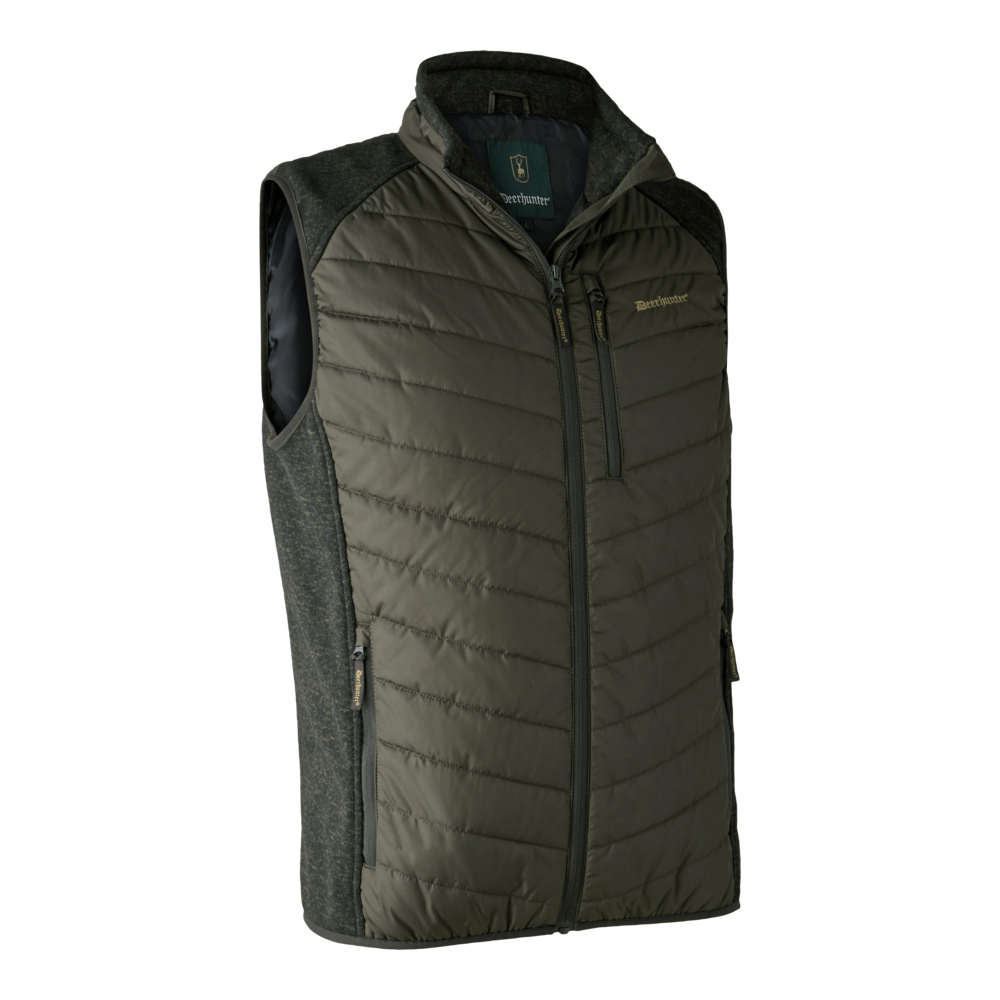 Deerhunter Moor Padded Waistcoat with knit