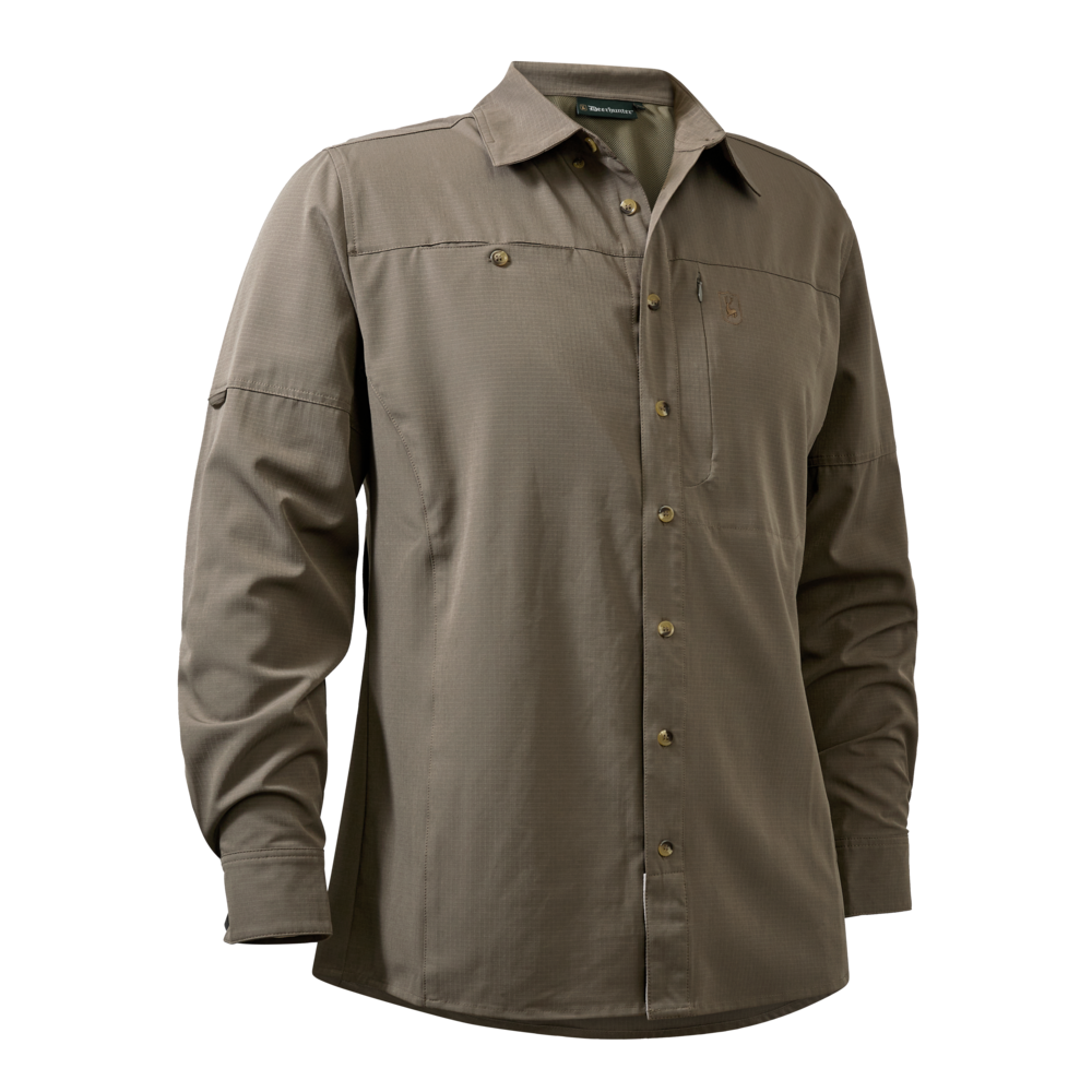 Deerhunter Canopy Shirt and Trousers set Stone Grey