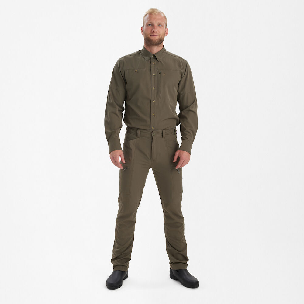 Deerhunter Canopy Shirt and Trousers set Stone Grey