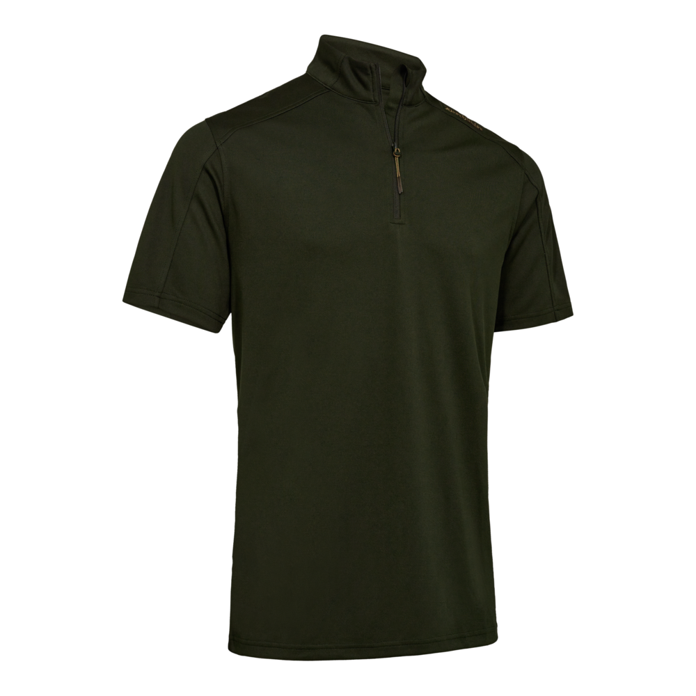 Deerhunter Climate ½-zip T-shirt with 37.5® Technology Forest Ember
