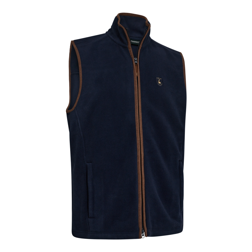 Deerhunter Cumbria Fleece Vest Dark Blue