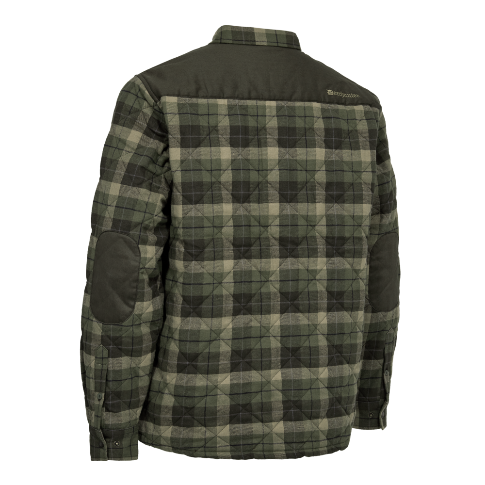 Deerhunter Elbert Lined Shirt Jacket Green Check