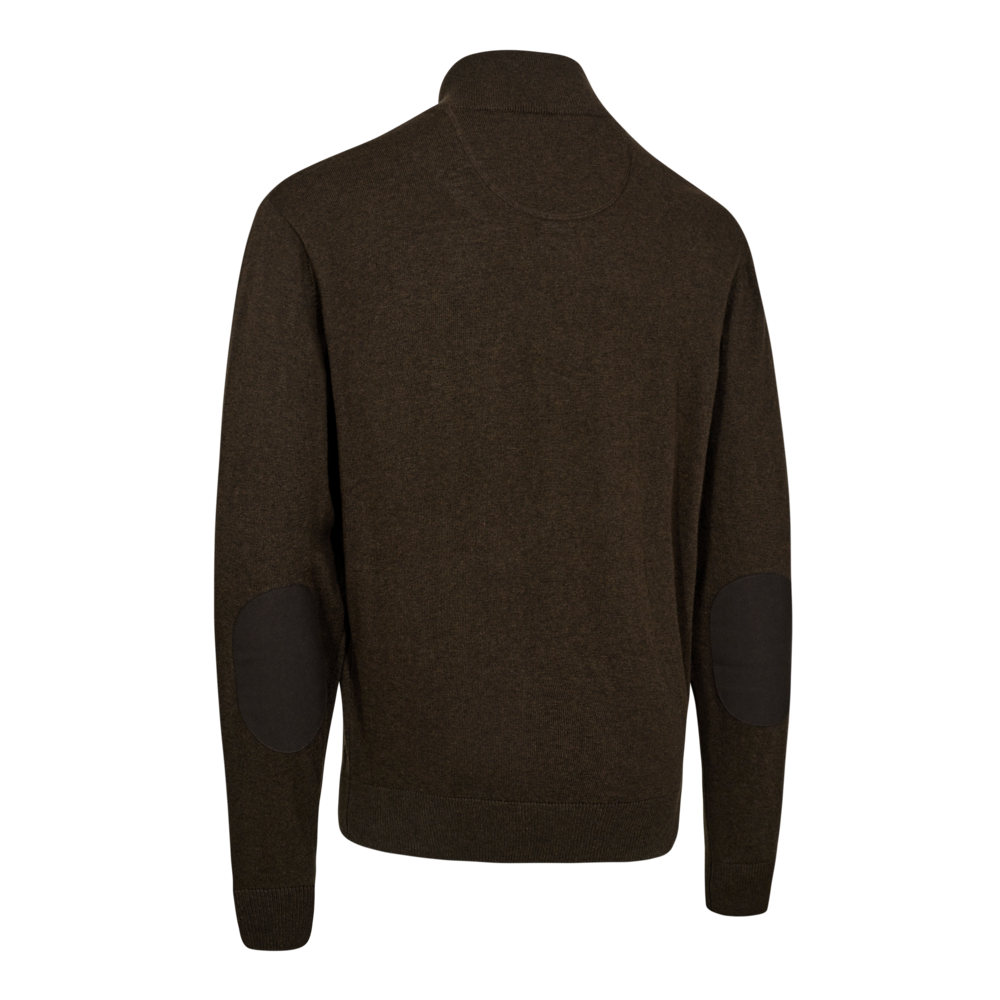 Deerhunter Harrington 1/2-Zip Knit Sweater Brown Melange