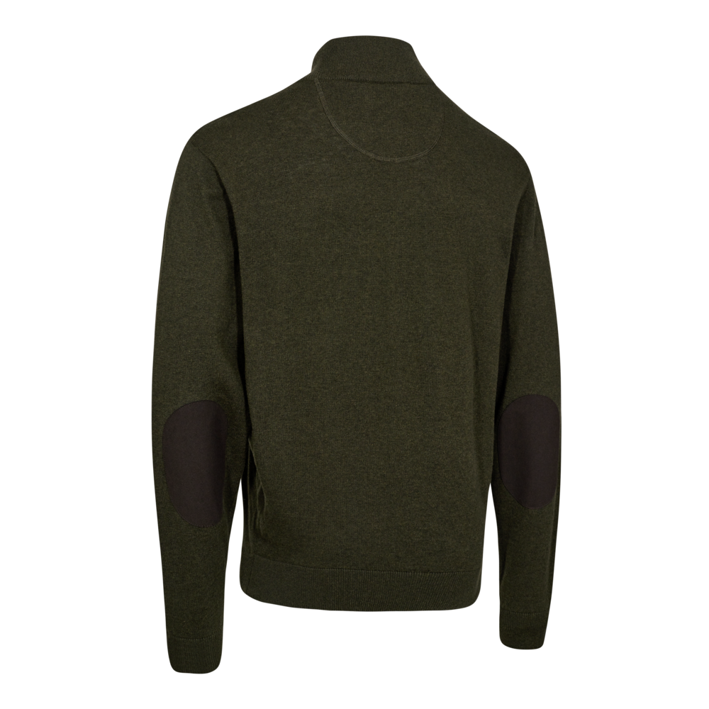 Deerhunter Harrington 1/2-Zip Knit Sweater Forest Ember Melange