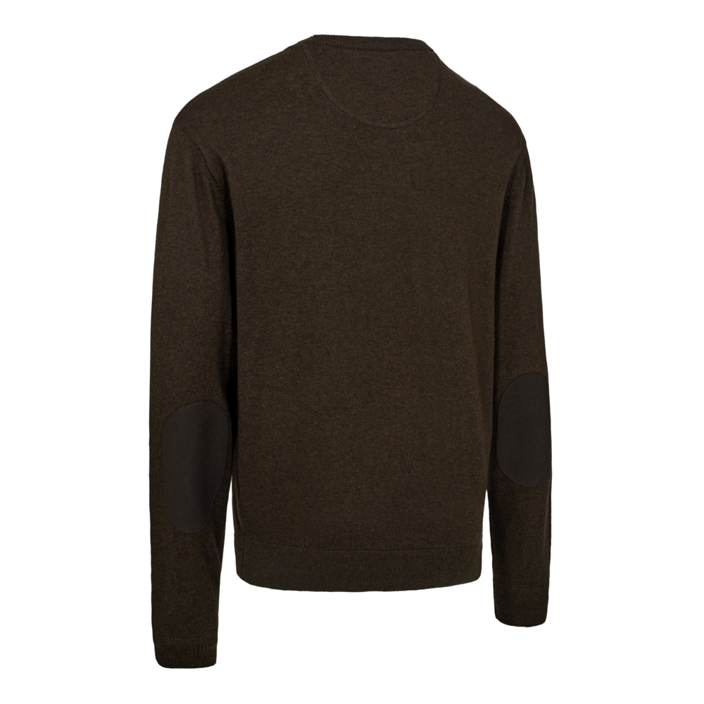 Deerhunter Harrington Round Neck Knitted Sweater Brown Melange