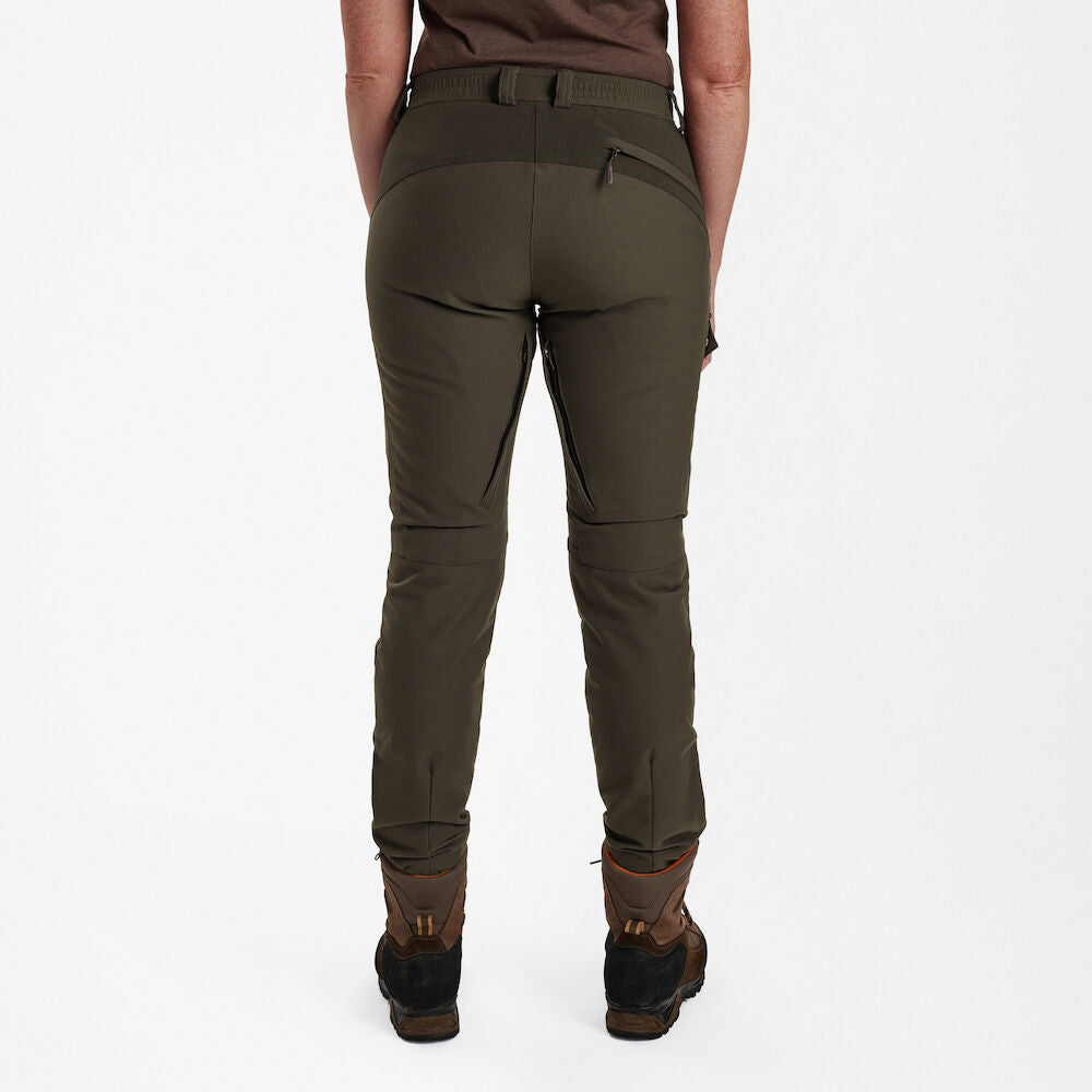 Deerhunter Lady Ann Extreme boot pants with membrane Palm Green