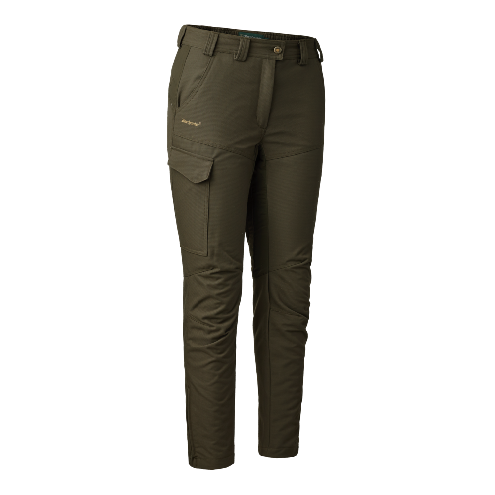 Deerhunter Lady Ann Extreme boot pants with membrane Palm Green