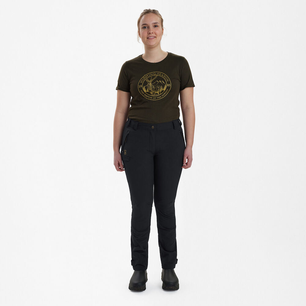 Deerhunter Lady Ann Full Stretch Pants Black