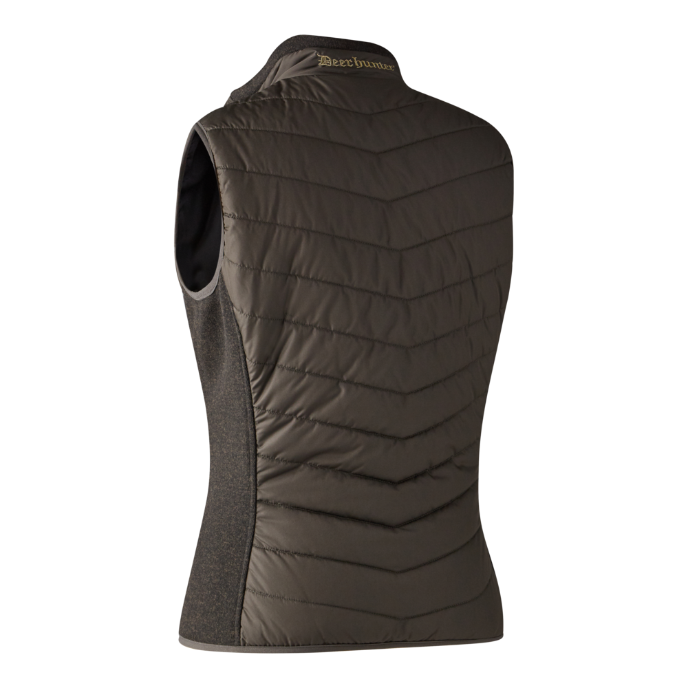 Deerhunter Lady Caroline Padded Vest Brown Leaf