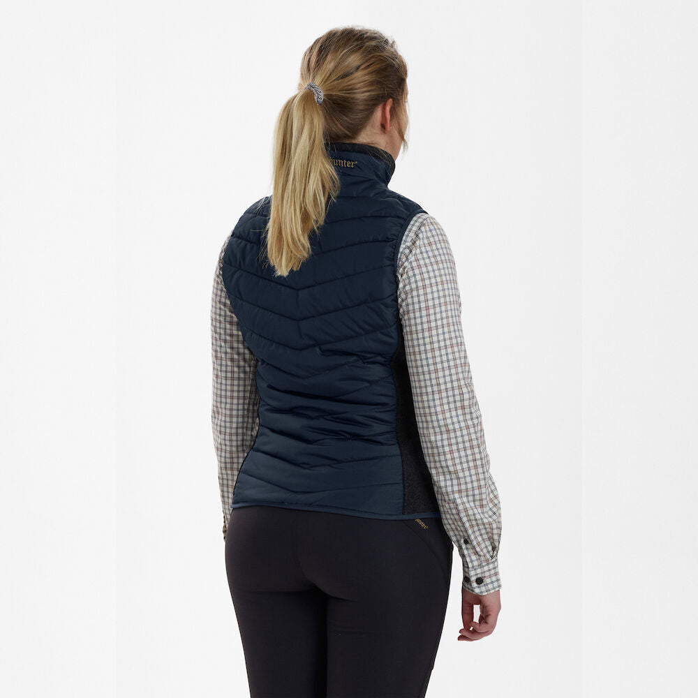 Deerhunter Lady Caroline Padded Vest Dark Blue