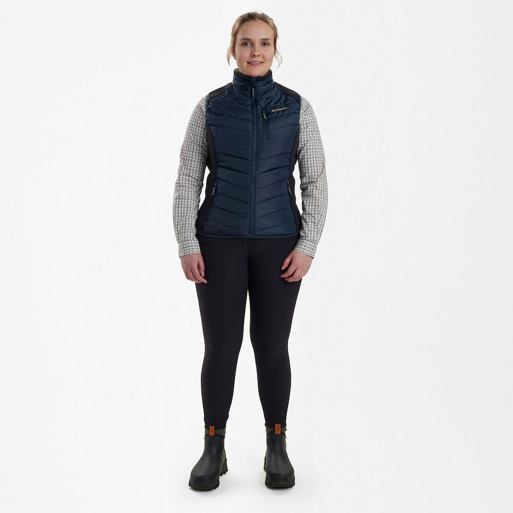 Deerhunter Lady Caroline Padded Vest Dark Blue