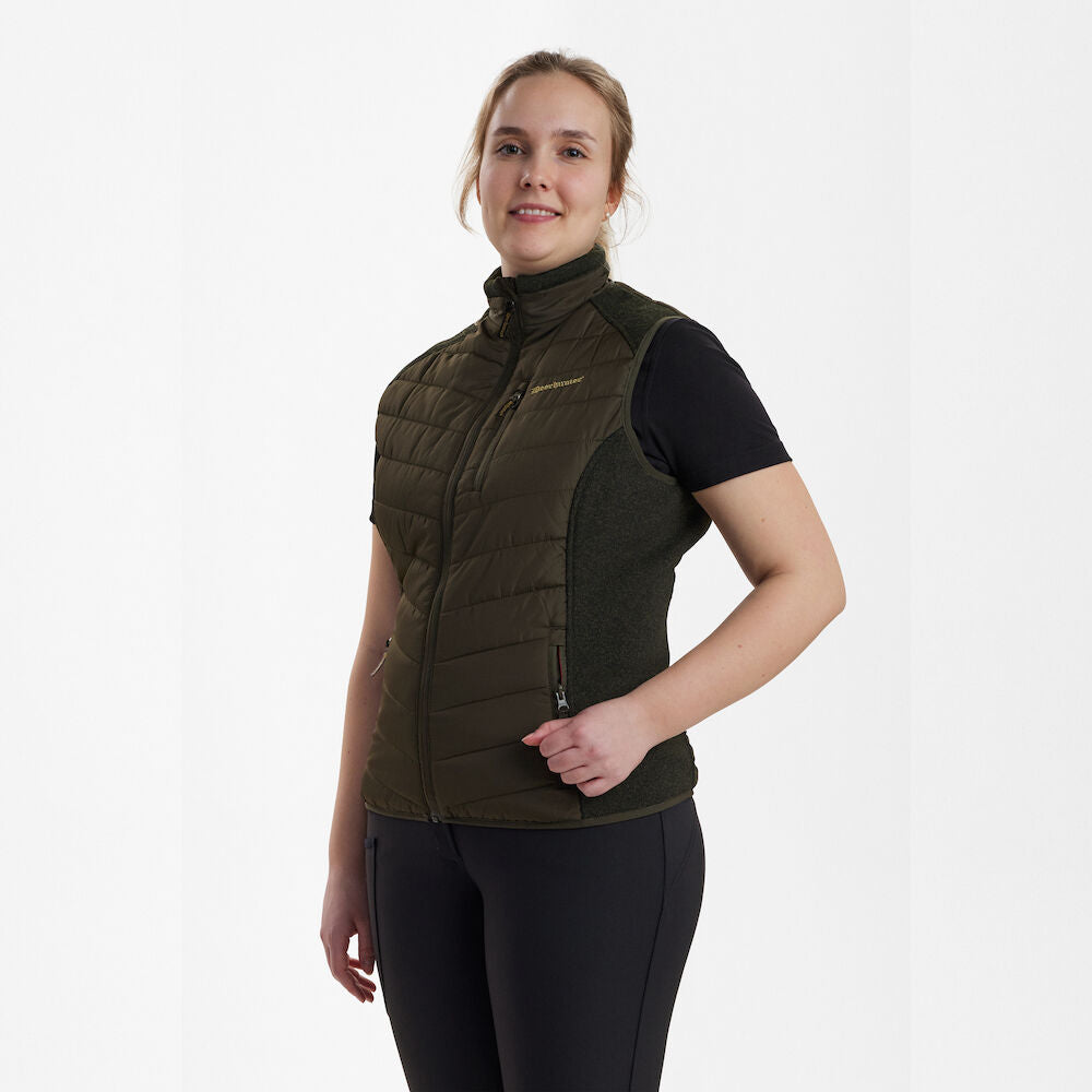 Deerhunter Lady Caroline Padded Vest Timber