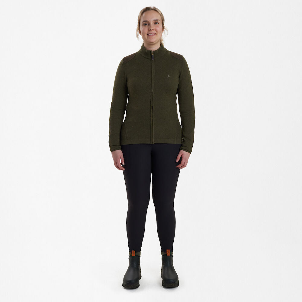 Deerhunter Lady Darlington knit cardigan Green Melange