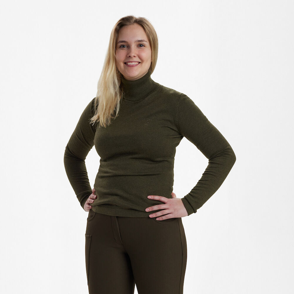 Deerhunter Lady Darlington turtleneck Green Melange