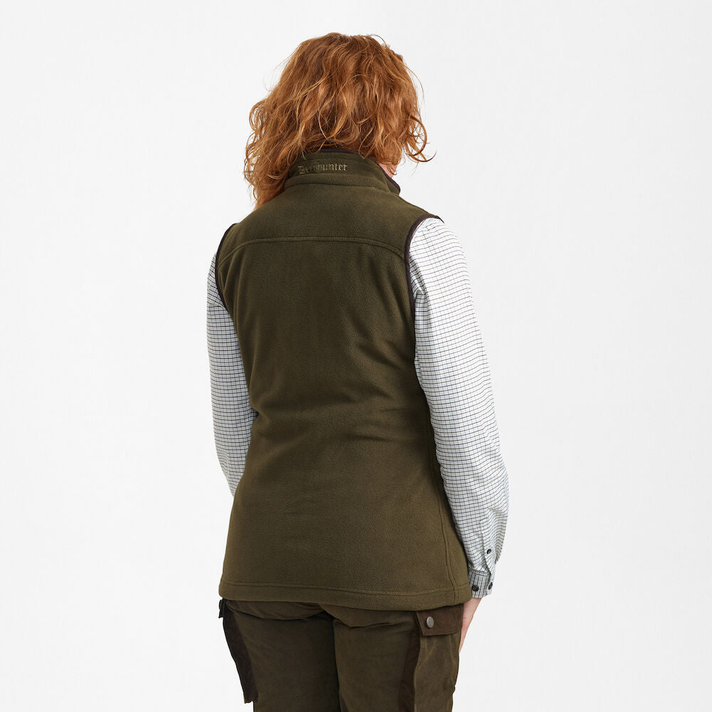 Deerhunter Lady Eagle fleece vest Tarmac Green