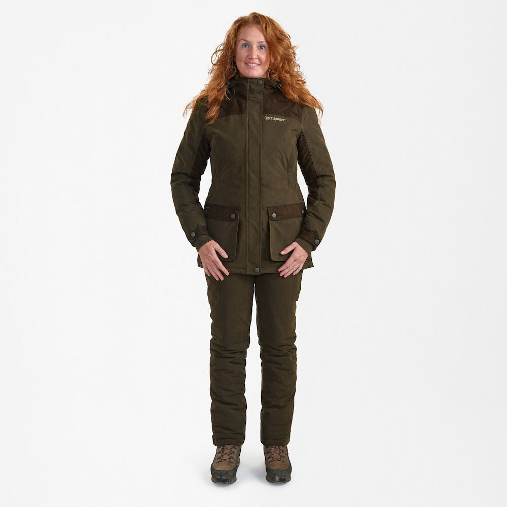 Deerhunter Lady Eagle winter jacket Tarmac Green