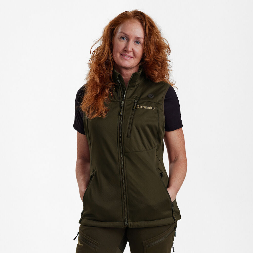 Deerhunter Lady Excape Softshell Vest Art Green