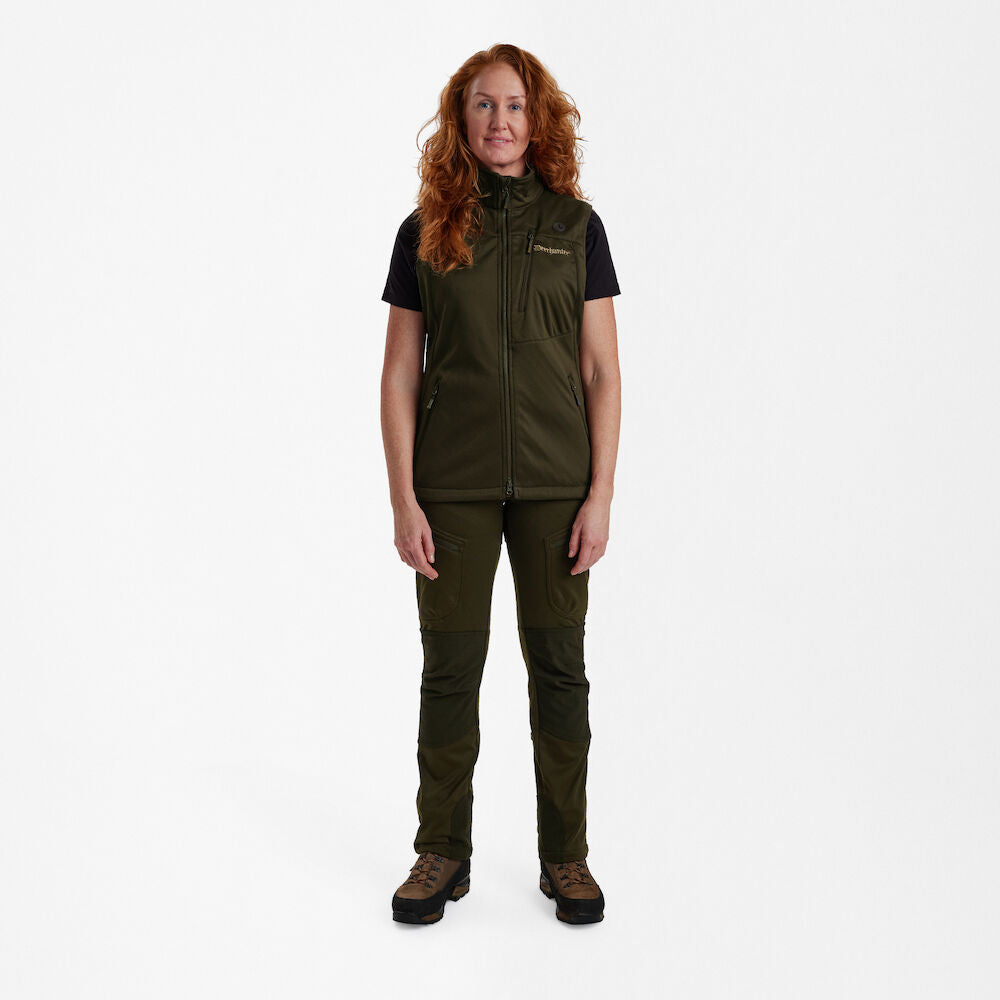 Deerhunter Lady Excape Softshell Vest Art Green