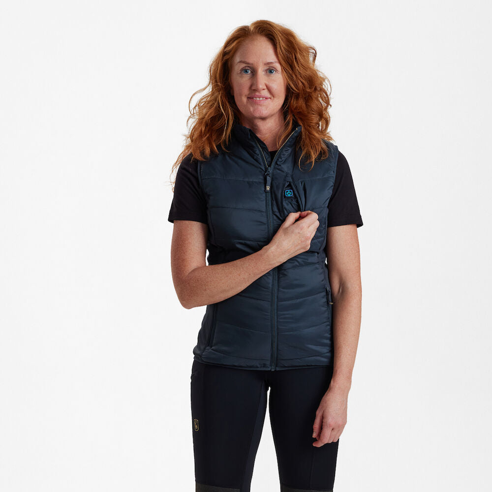 Deerhunter Lady Heat padded vest Dark Blue