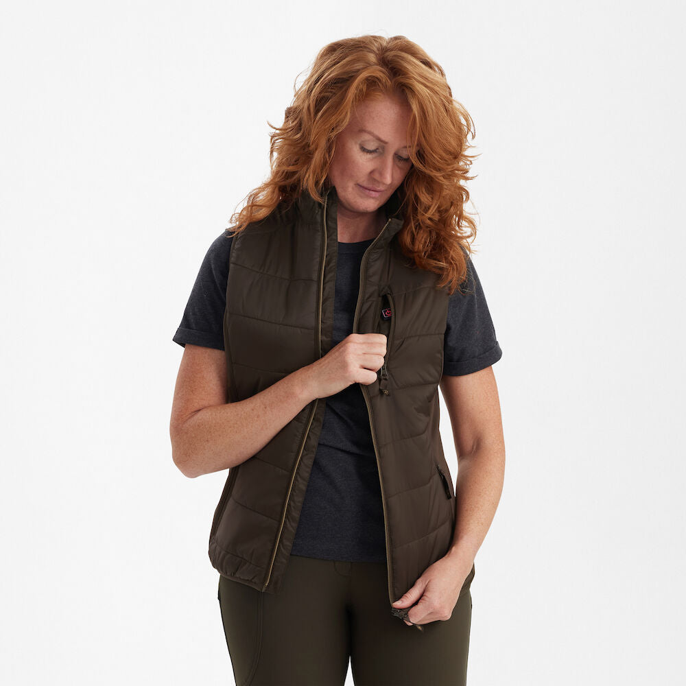 Deerhunter Lady Heat padded vest Wood