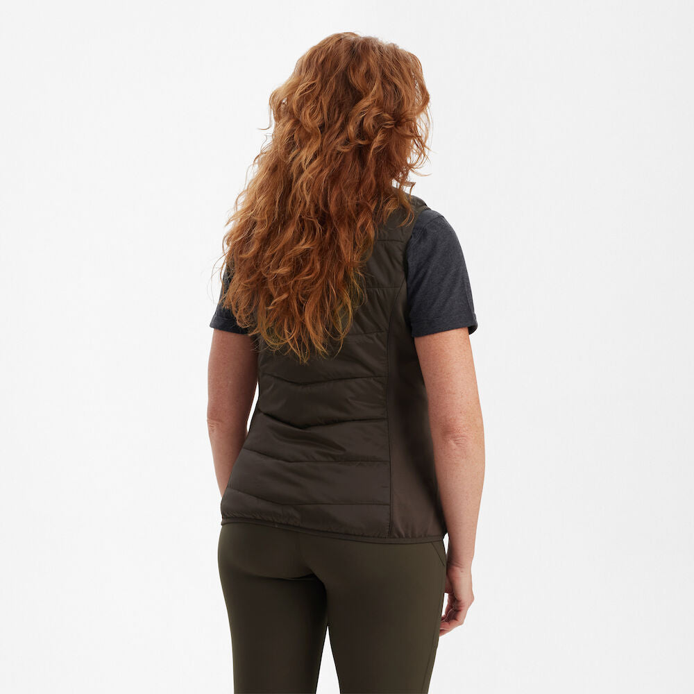 Deerhunter Lady Heat padded vest Wood
