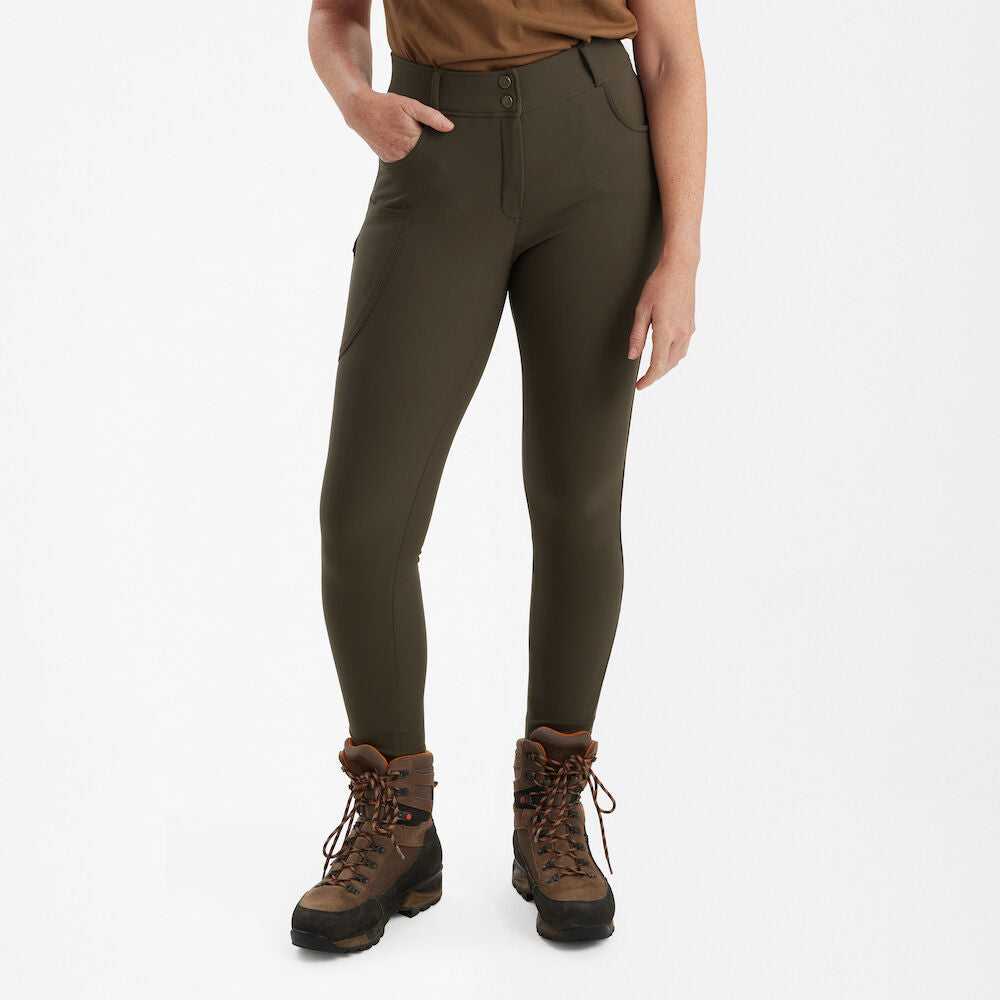 Deerhunter Lady Hunting Leggings Palm Green