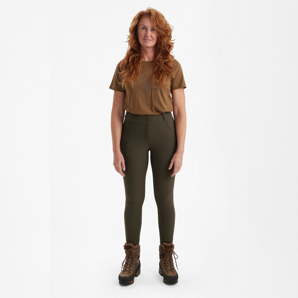 Deerhunter Lady Hunting Leggings Palm Green