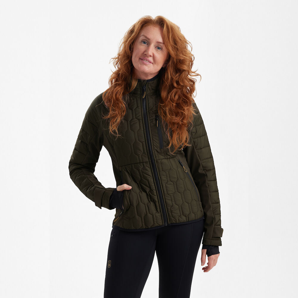 Deerhunter Lady Mossdale quilted jacket Forest Green