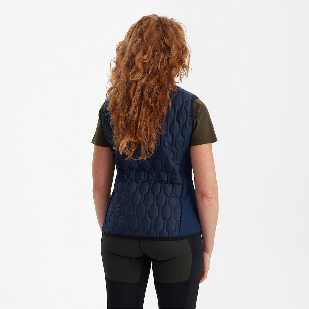 Deerhunter Lady Mossdale quilted vest Dress Blues