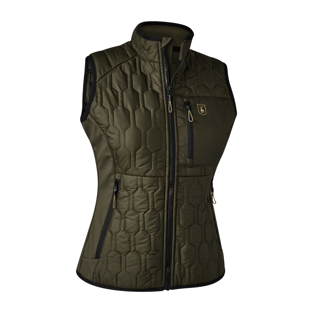 Deerhunter Lady Mossdale quilted vest Forest Green