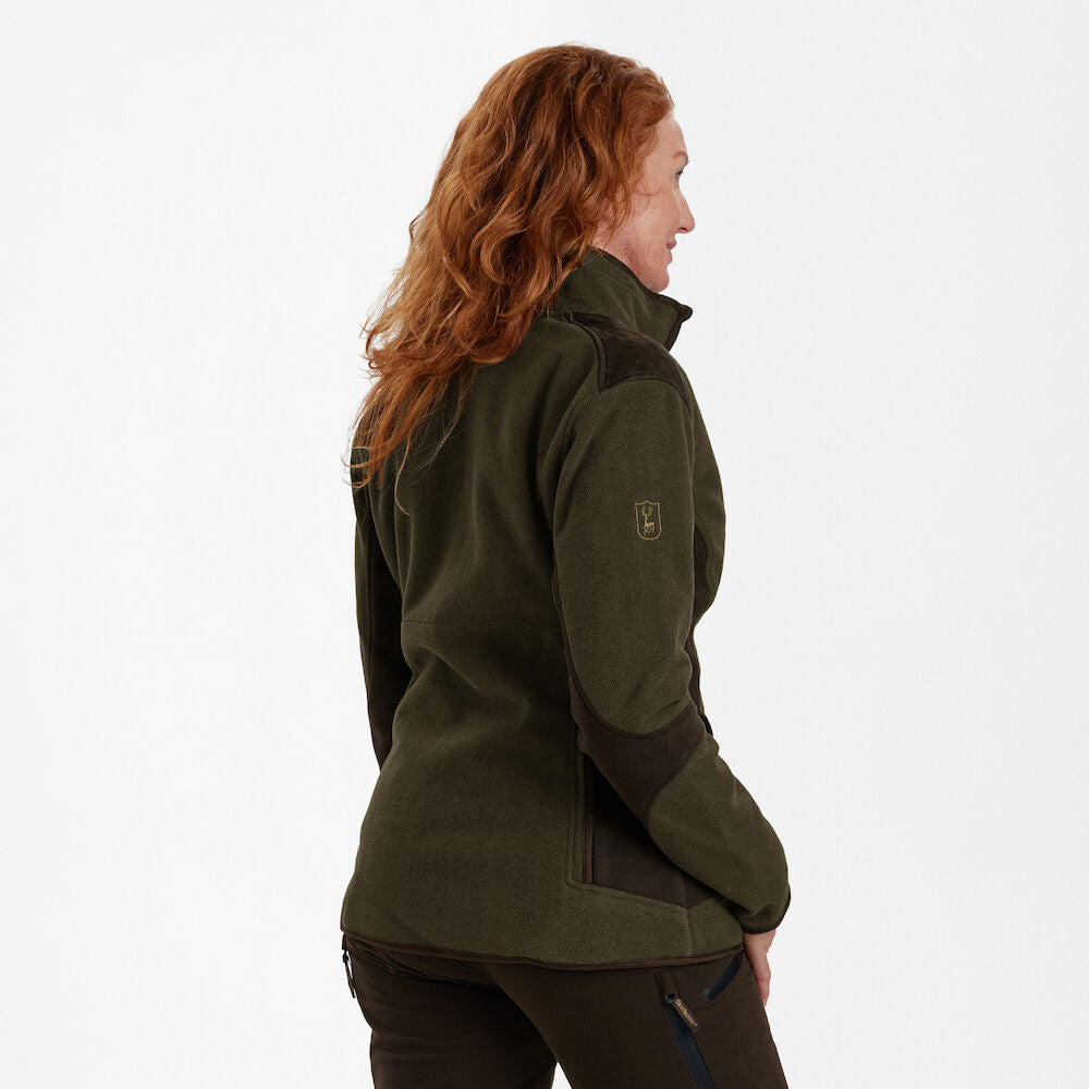 Deerhunter Lady Pam Bonded Fleece Jacket Graphite Green Melange