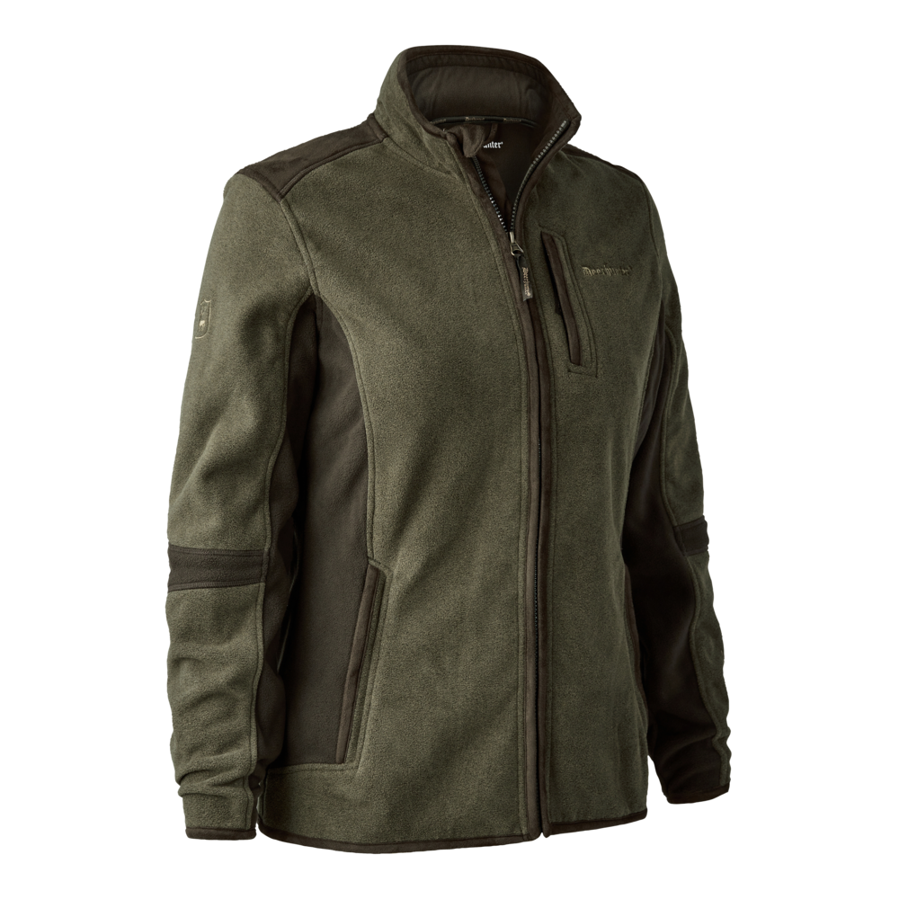 Deerhunter Lady Pam Bonded Fleece Jacket Graphite Green Melange