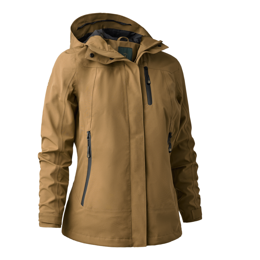 Deerhunter Lady Sarek Shell Jacket with Hood Butternut