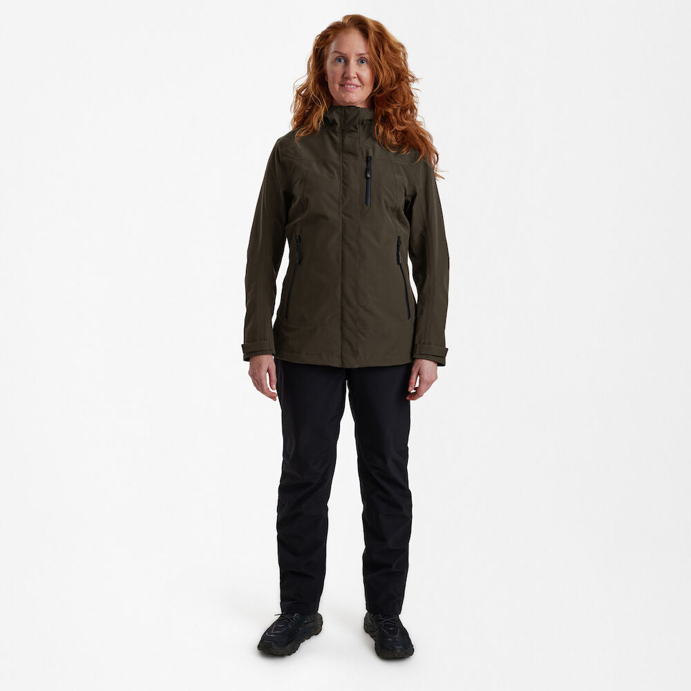 Deerhunter Lady Sarek Shell Jacket with Hood Fallen Leaf