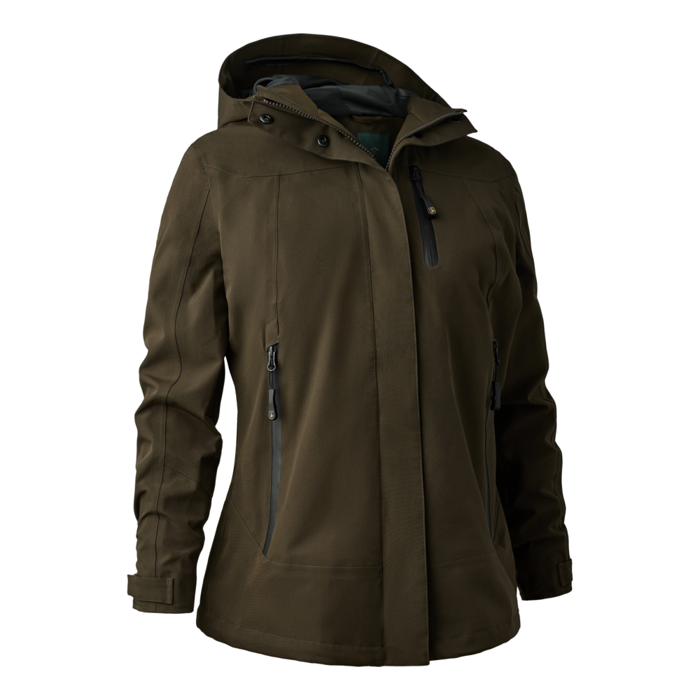 Deerhunter Lady Sarek Shell Jacket with Hood Fallen Leaf