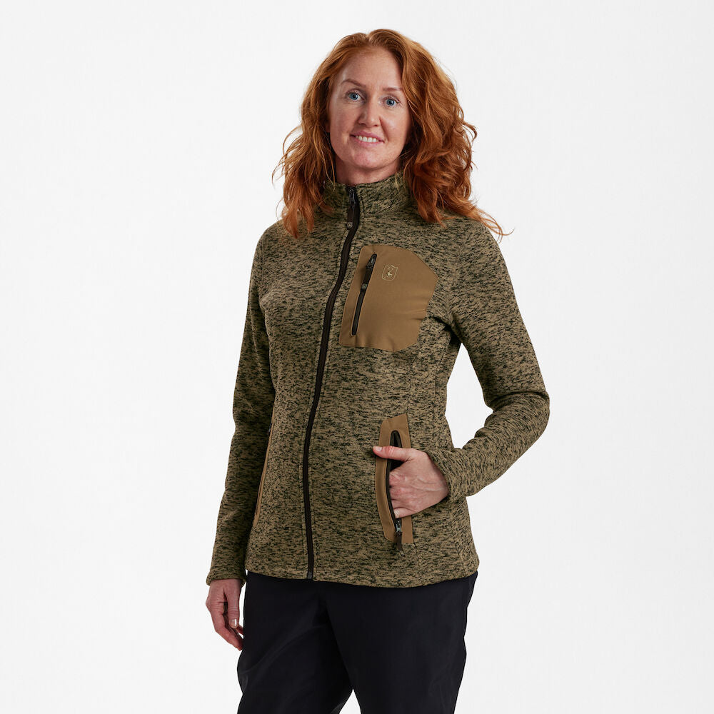 Deerhunter Lady Sarek cardigan Butternut melange