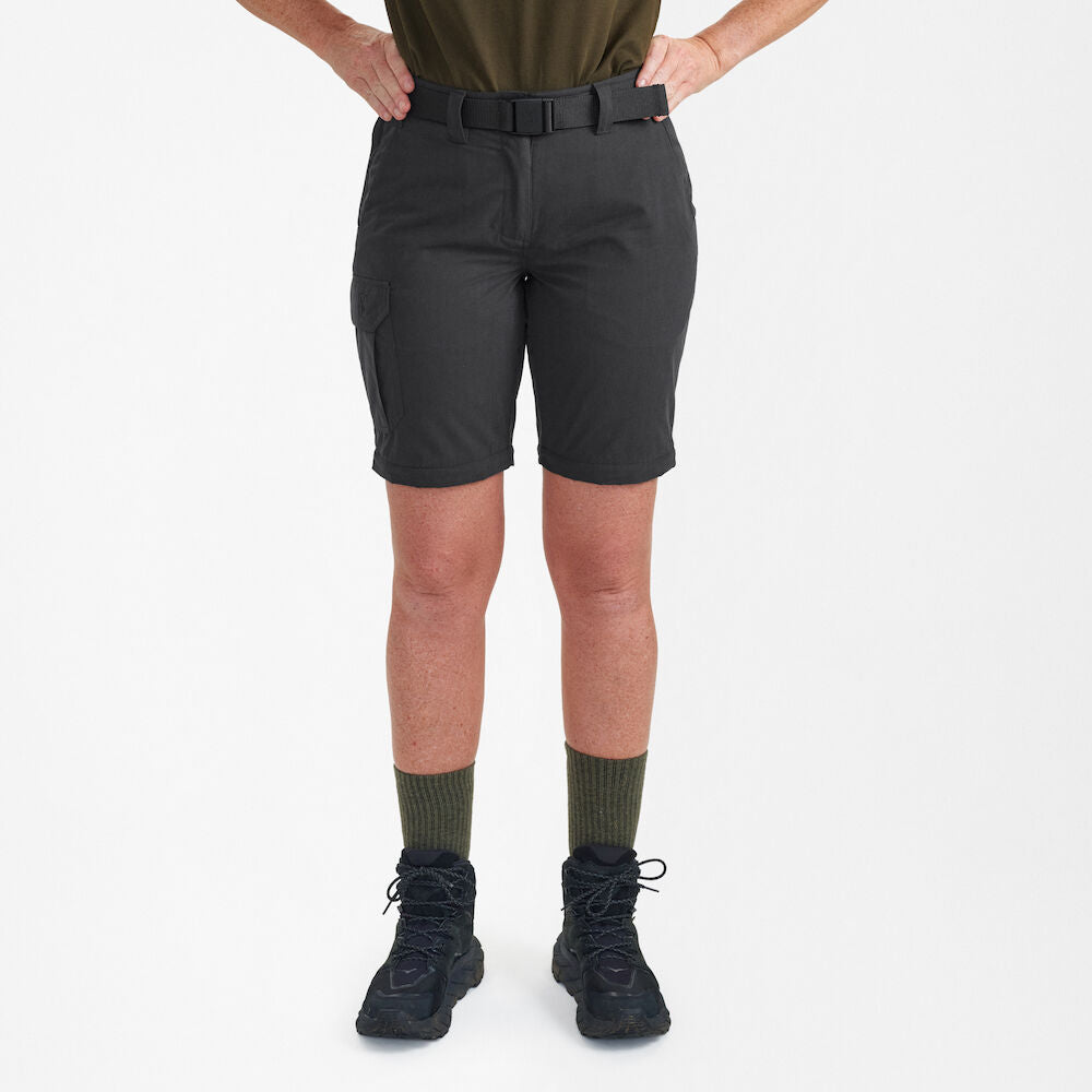Deerhunter Lady Slogen zip-off pants Black Ink