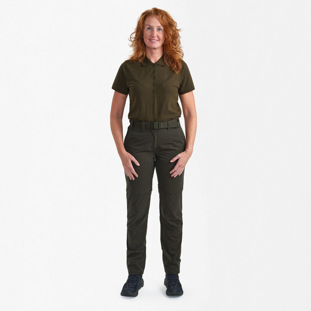 Deerhunter Lady Slogen zip-off pants Timber