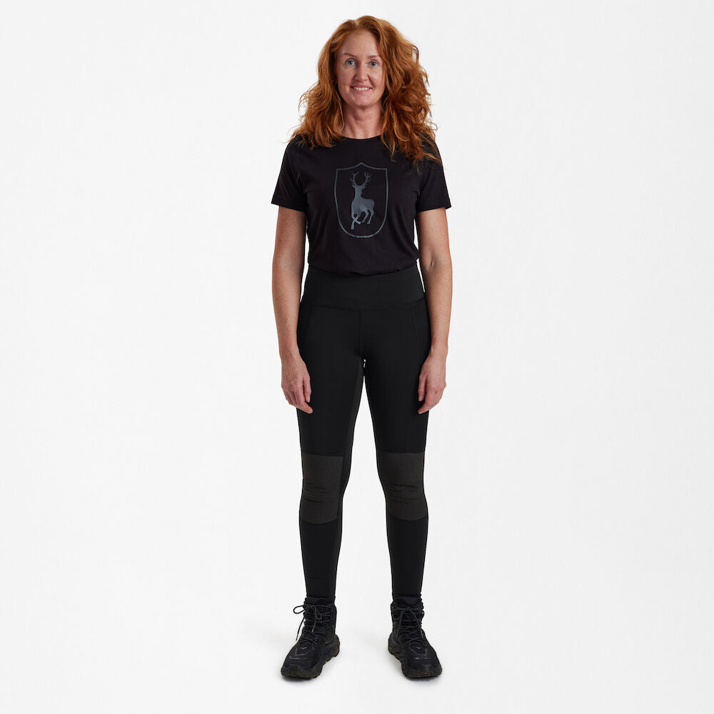 Deerhunter Lady Tights with reinforcement Black
