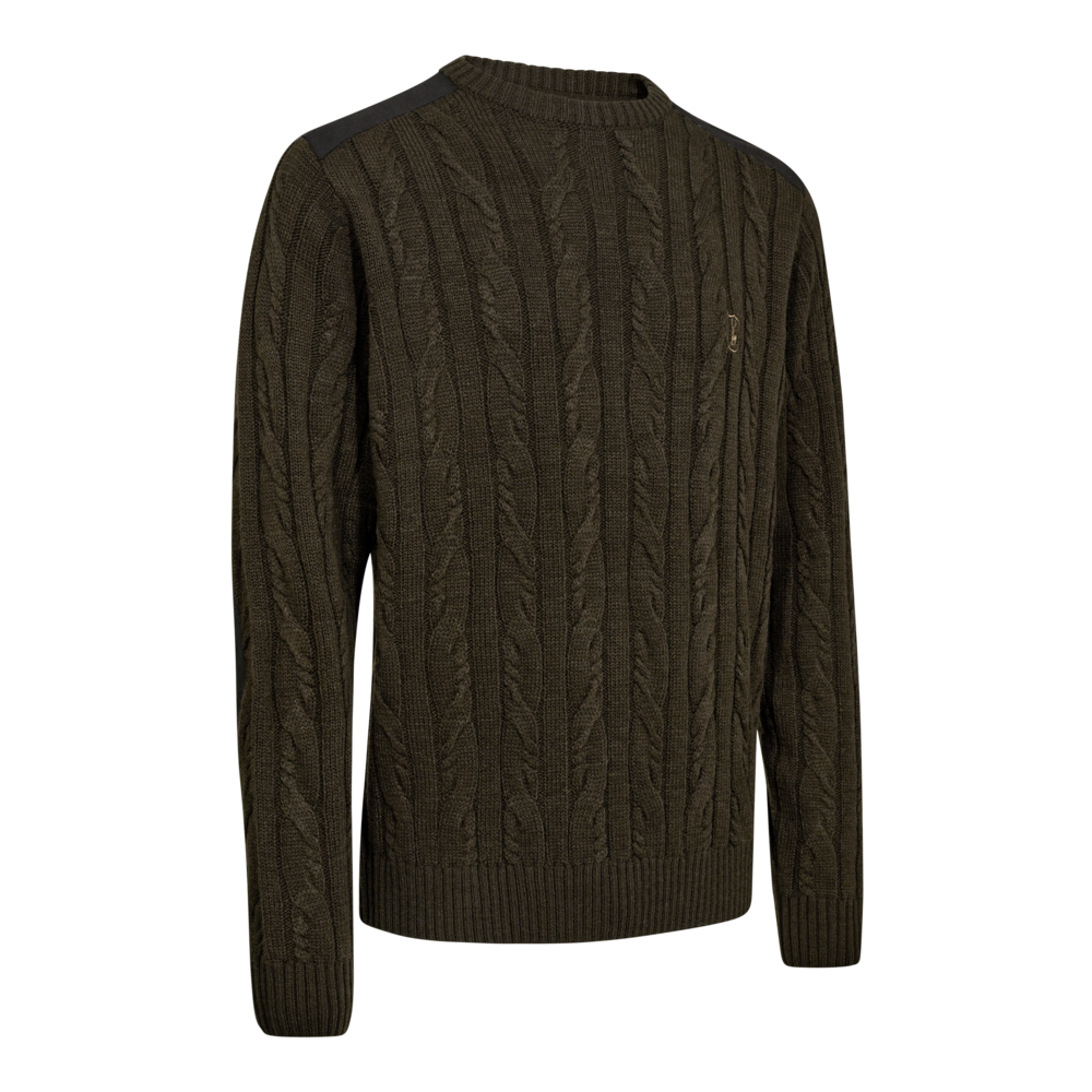 Deerhunter Randall Crew Neck Knit Sweater Art Green