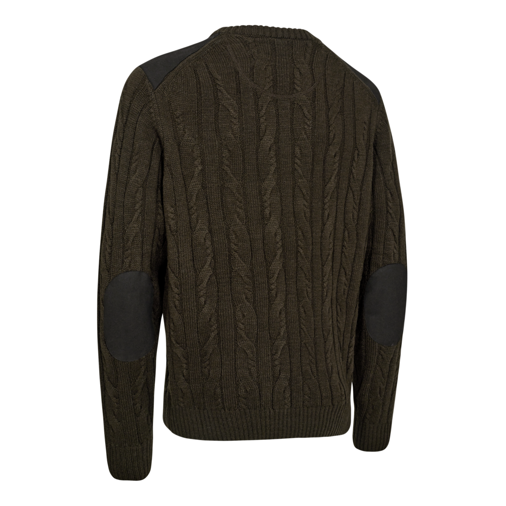 Deerhunter Randall Crew Neck Knit Sweater Art Green