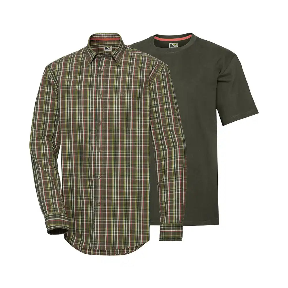 Wald & Forst Set of hunting shirt with t-shirt - Beowald Store
