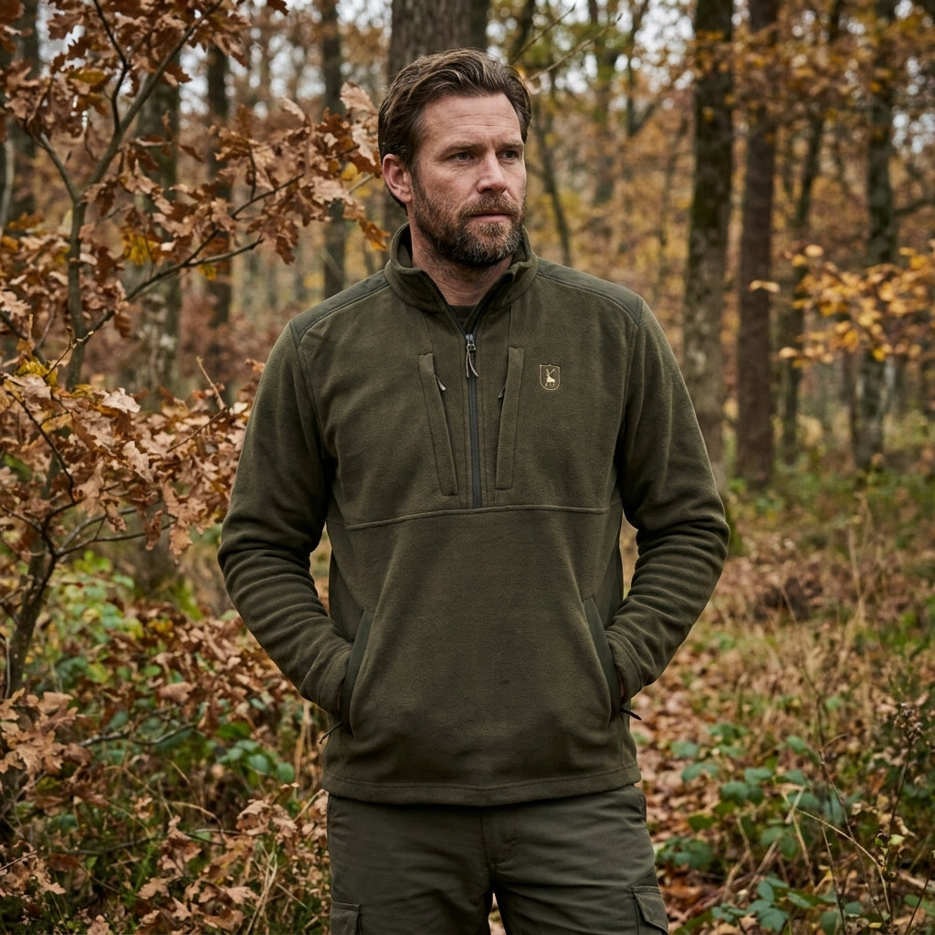 Deerhunter Climate ½-Zip Fleece with 37.5® Technology Hunter Green