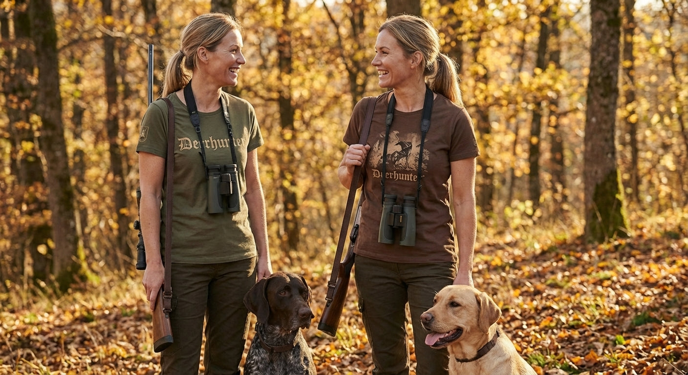 Women Hunting T-shirts