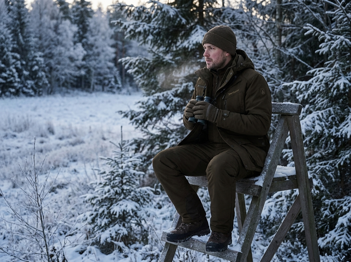 Optimal Cold Protection: Keeps you warm during long hours on the high seat