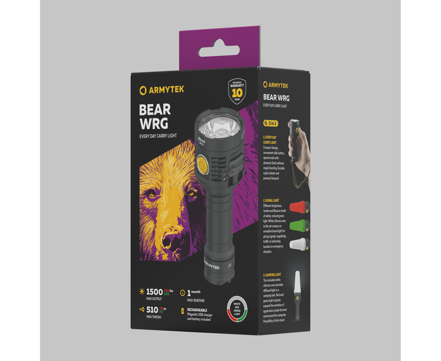 Armytek Flashlights Bear WRG